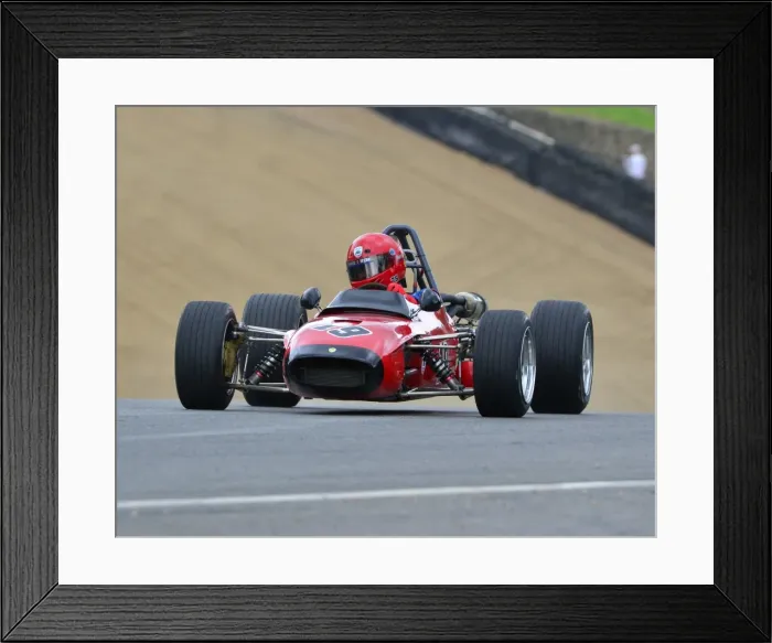 Framed Print : CJ6 5456 Christoph Widmer, Brabham BT18A