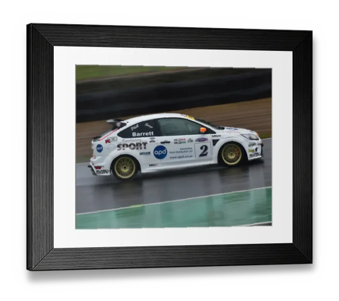 Framed Print : CM17 2441 Phill Barrett, George Barrett, Ford Focus