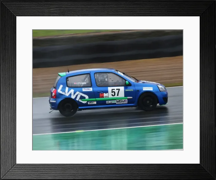Framed Print : CM17 2412 Gary Littlewood, Renault Clio Framed Print : CM17 2412 Gary Littlewood, Renault Clio