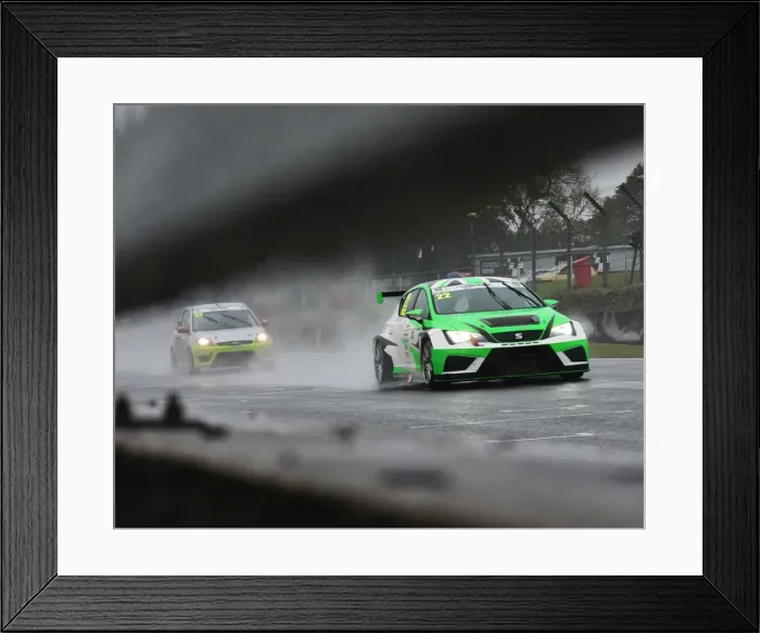 Framed Print : CM17 2495 Darren Goes, Seat Cup, Kester Cook, Ford Fiesta