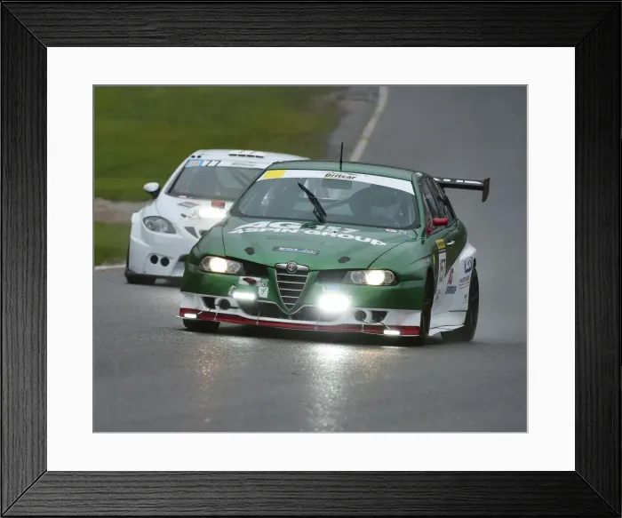 Framed Print : CM17 2821 Barry McMahon, Alfa Romeo 156 Framed Print : CM17 2821 Barry McMahon, Alfa Romeo 156