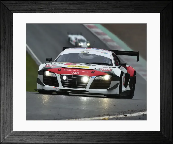 Framed Print : CM17 2892 Phil Hanson, Nigel Moore, Audi R8 Framed Print : CM17 2892 Phil Hanson, Nigel Moore, Audi R8