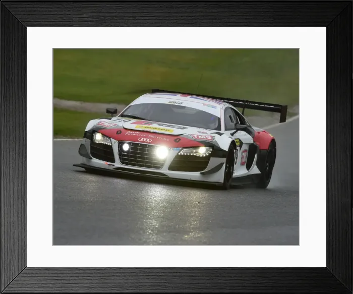 Framed Print : CM17 2803 Phil Hanson, Nigel Moore, Audi R8 Framed Print : CM17 2803 Phil Hanson, Nigel Moore, Audi R8
