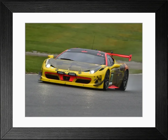 Framed Print : CM17 2793 Rob Young, Matt Le Breton, Ferrari 458 Challenge