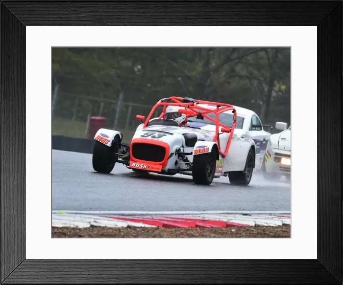 Framed Print : CM17 3187 Hugh Coulter, Caterham C400 Framed Print : CM17 3187 Hugh Coulter, Caterham C400