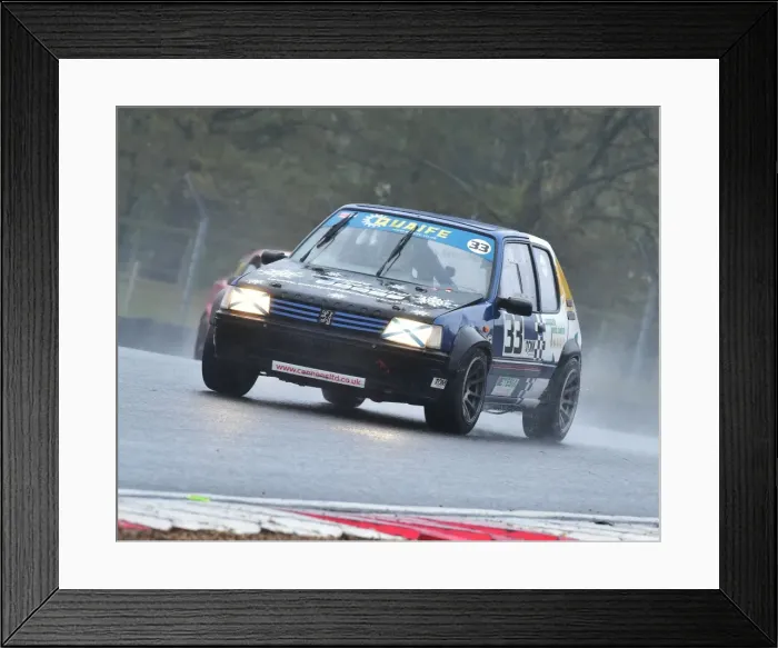 Framed Print : CM17 3179 Chris Bassett, Peugeot 205 GTi Framed Print : CM17 3179 Chris Bassett, Peugeot 205 GTi