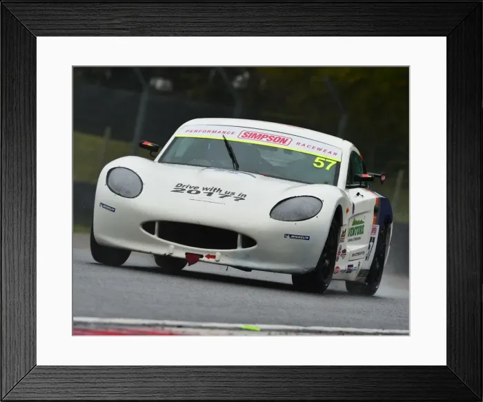 Framed Print : CM17 3074 Keaton Samra, Ginetta G40 Framed Print : CM17 3074 Keaton Samra, Ginetta G40