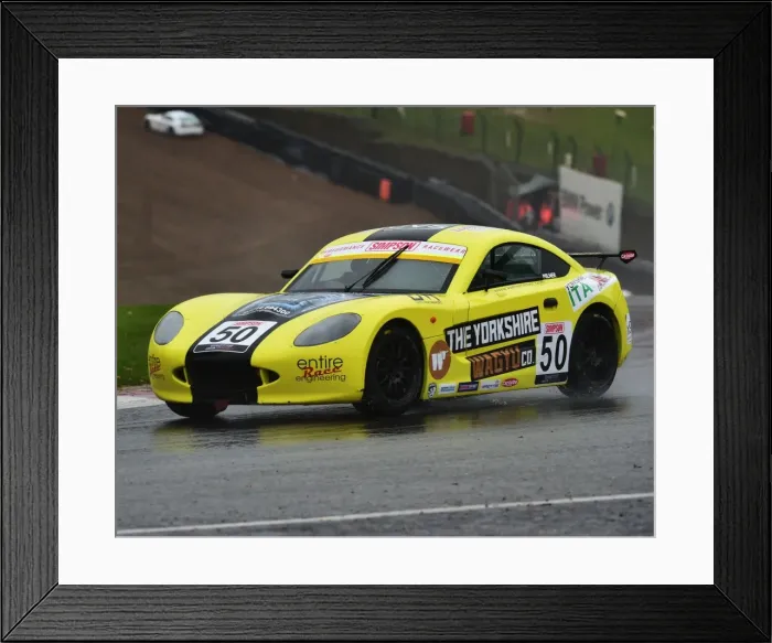 Framed Print : CM17 2630bwb Katie Milner, Ginetta G40