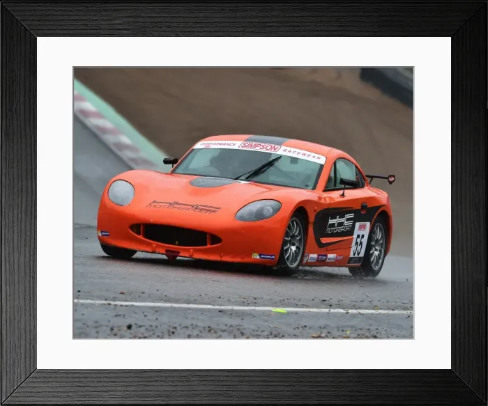 Framed Print : CM17 2601bwb Ruben Del Sarte, Ginetta G40