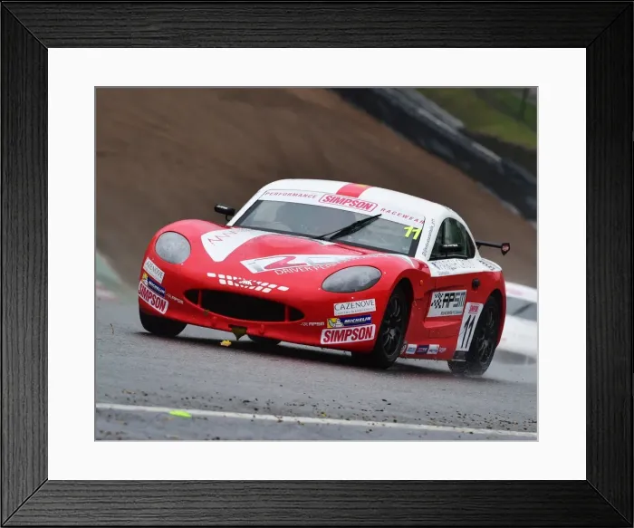 Framed Print : CM17 2588 Sebastian Priaulx, Ginetta G40 Framed Print : CM17 2588 Sebastian Priaulx, Ginetta G40
