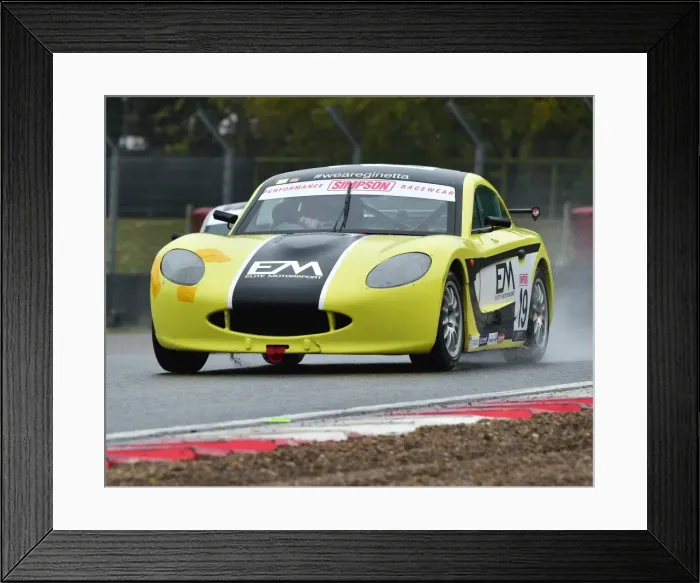 Framed Print : CM17 3093 Harry King, Ginetta G40