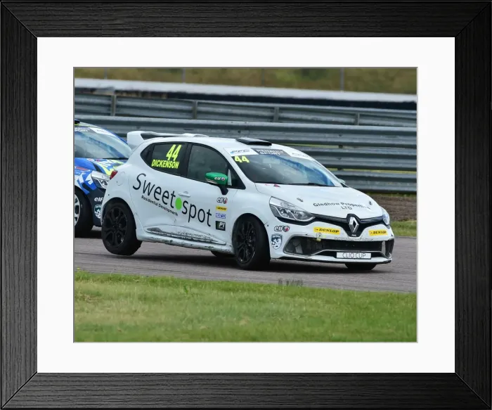 Framed Print : CM15 9074 David Dickenson, Renaultsport 220 Trophy