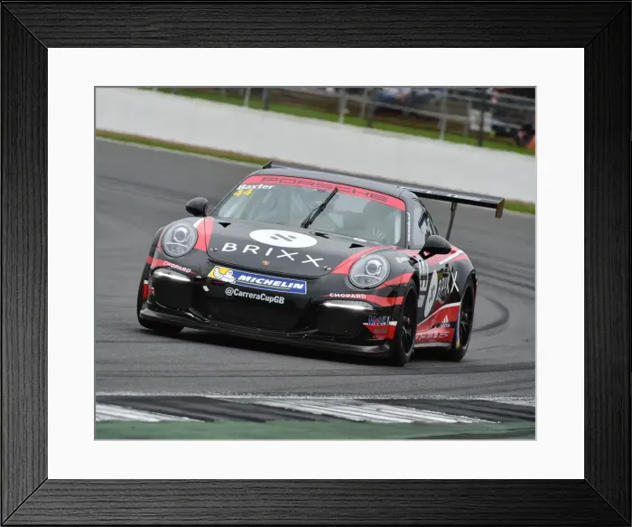 Framed Print : CM16 5609 Barrie Baxter, Porsche 911 GT3 Cup