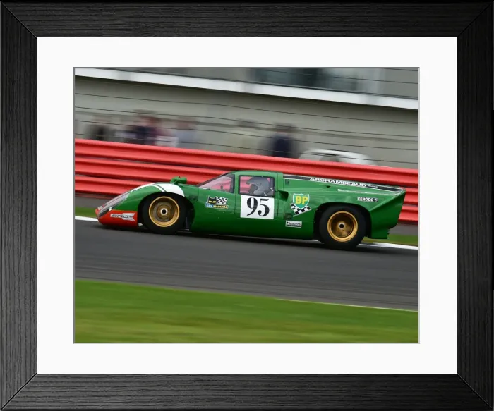Framed Print : CM15 2895 Gary Culver, Lola T70 MK3 Framed Print : CM15 2895 Gary Culver, Lola T70 MK3