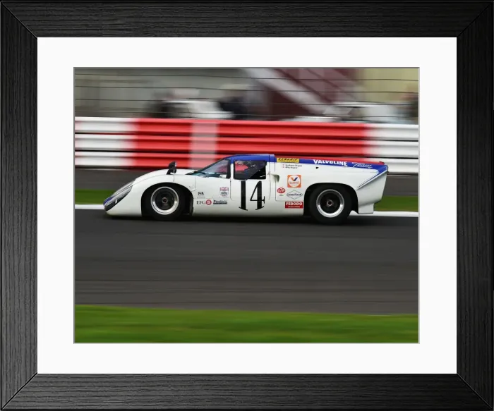 Framed Print : CM15 2875 Oliver Bryant, Graham Bryant, Lola T70 MK3 B Framed Print : CM15 2875 Oliver Bryant, Graham Bryant, Lola T70 MK3 B