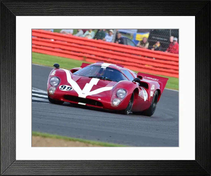 Framed Print : CM15 2714 Paul Gibson, Chris Ward, Lola T70 MK3 B Framed Print : CM15 2714 Paul Gibson, Chris Ward, Lola T70 MK3 B