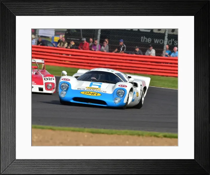 Framed Print : CM15 2674 Leo Voyazides, Simon Hadfield, Lola T70 MK3 B Framed Print : CM15 2674 Leo Voyazides, Simon Hadfield, Lola T70 MK3 B