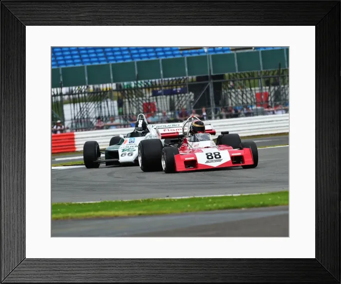 Framed Print : CM15 2126 Max Smith-Hilliard, Surtees-Cosworth TS9B, Tommy Dreelan, Williams FW08 Framed Print : CM15 2126 Max Smith-Hilliard, Surtees-Cosworth TS9B, Tommy Dreelan, Williams FW08
