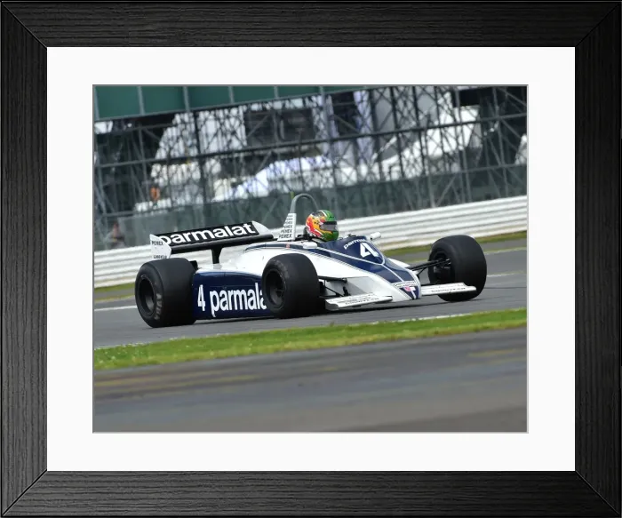 Framed Print : CM15 1999 Joaquin Folch-Rusinol, Brabham BT49C