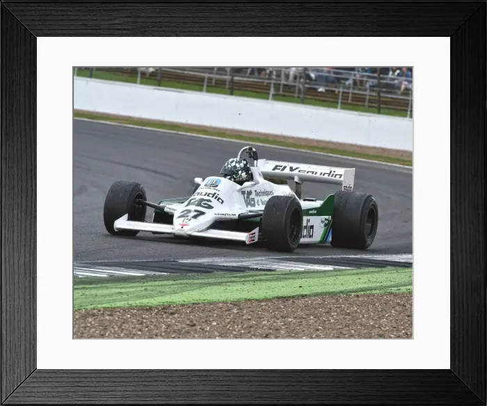 Framed Print : CM15 4097 Mike Wrigley, Williams FW07D Framed Print : CM15 4097 Mike Wrigley, Williams FW07D
