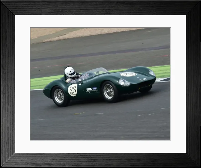 Framed Print : CM15 1362 Darren McWhirter, Tojeiro Jaguar Framed Print : CM15 1362 Darren McWhirter, Tojeiro Jaguar