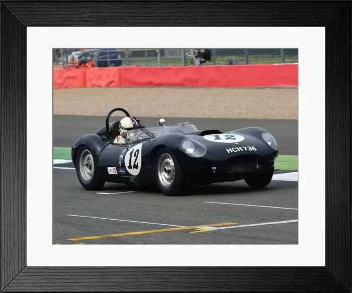 Framed Print : CM15 1343 Steve Boultbee-Brooks, Patrick Blakeney-Edwards, Lister Jaguar, Flat Iron Framed Print : CM15 1343 Steve Boultbee-Brooks, Patrick Blakeney-Edwards, Lister Jaguar, Flat Iron