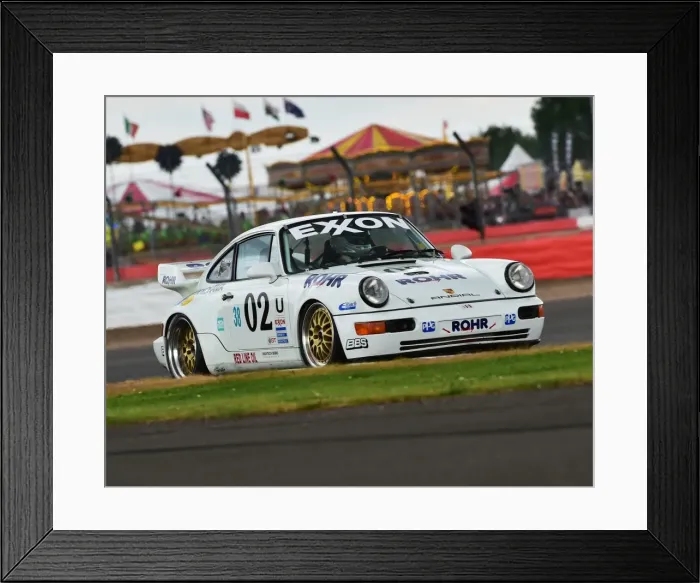 Framed Print : CM15 2346 Phillippe Schyns, Porsche 964 RSR