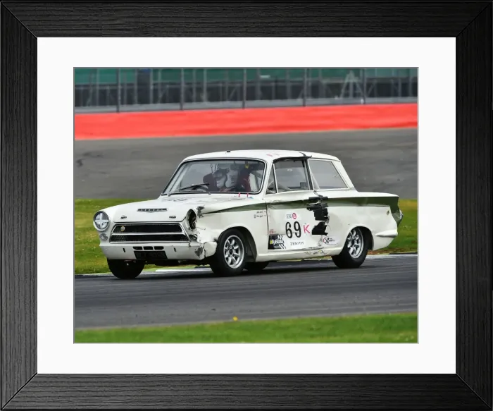 Framed Print : CM15 3644 John Avill, Ross Hyett, Ford Lotus Cortina