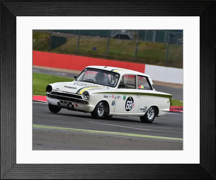Framed Print : CM15 4312 Graham Pattle, Ford Lotus Cortina Framed Print : CM15 4312 Graham Pattle, Ford Lotus Cortina