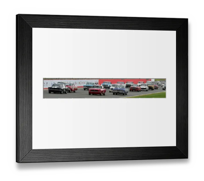 Framed Print : CM15 4241 Ford Mustangs lead the grid Framed Print : CM15 4241 Ford Mustangs lead the grid