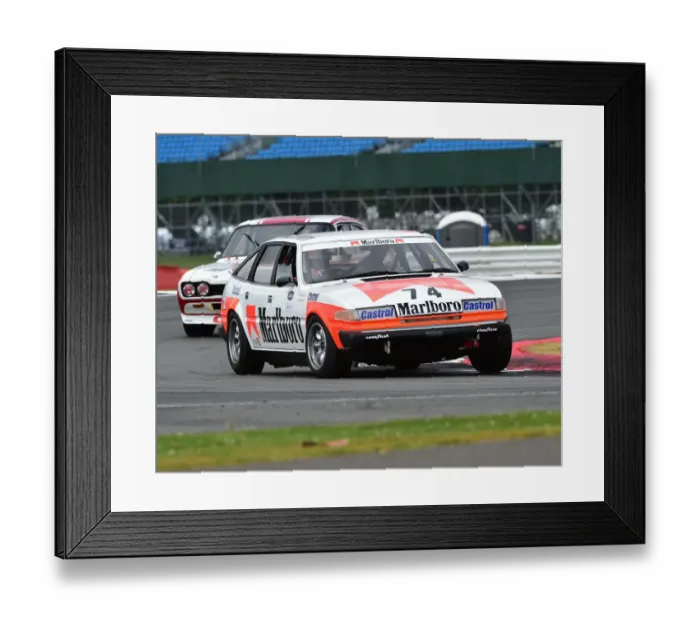 Framed Print : CM15 3867 Andrew Bruce, Rover SD1