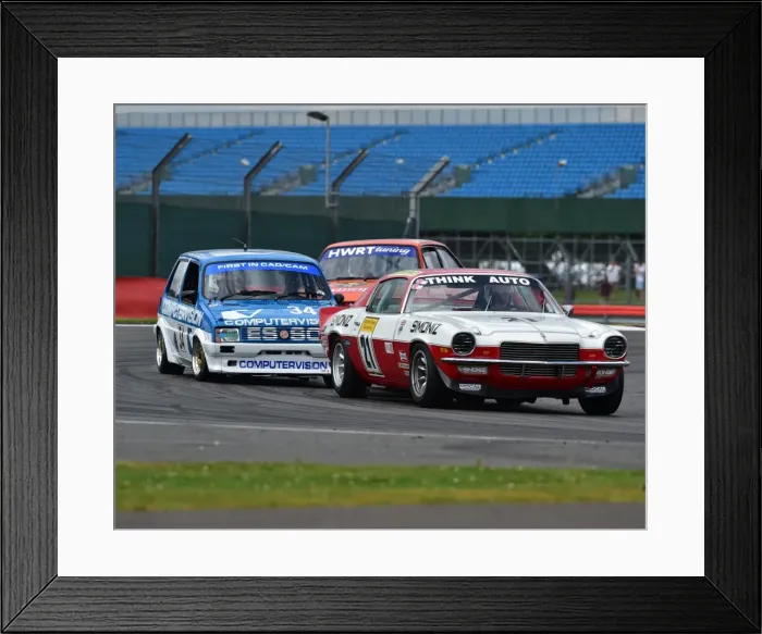 Framed Print : CM15 3851 Graham Bryant, Chevrolet Camaro Z28, Patrick Watts, Nick Swift, MG Metro Turbo
