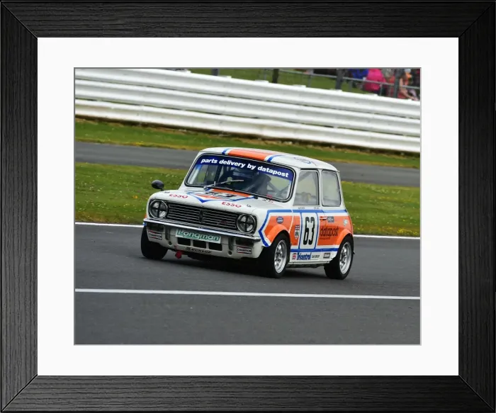 Framed Print : CM15 3682 Steve Jones, Mini 1275GT Framed Print : CM15 3682 Steve Jones, Mini 1275GT