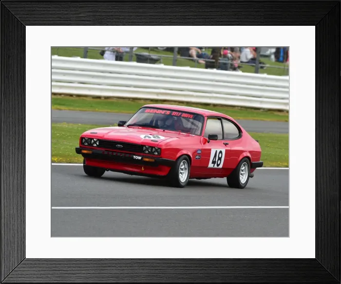 Framed Print : CM15 3678 Robin Benn, Ford Capri Framed Print : CM15 3678 Robin Benn, Ford Capri