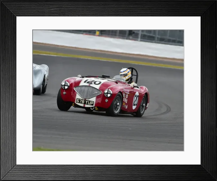 Framed Print : CM15 1666 Richard Woolmer, Jonathan Abecassis, Austin Healey 100-4 Framed Print : CM15 1666 Richard Woolmer, Jonathan Abecassis, Austin Healey 100-4