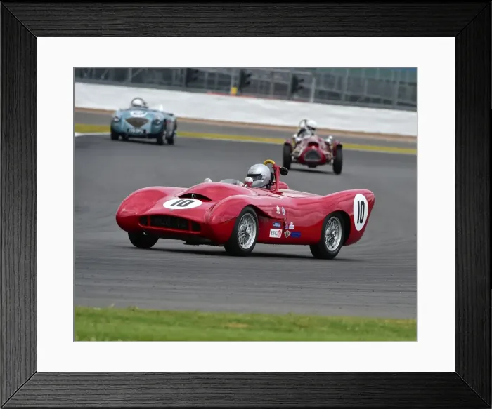 Framed Print : CM15 1630 Malcolm Paul, Rick Bourne, Lotus Mk10 Framed Print : CM15 1630 Malcolm Paul, Rick Bourne, Lotus Mk10