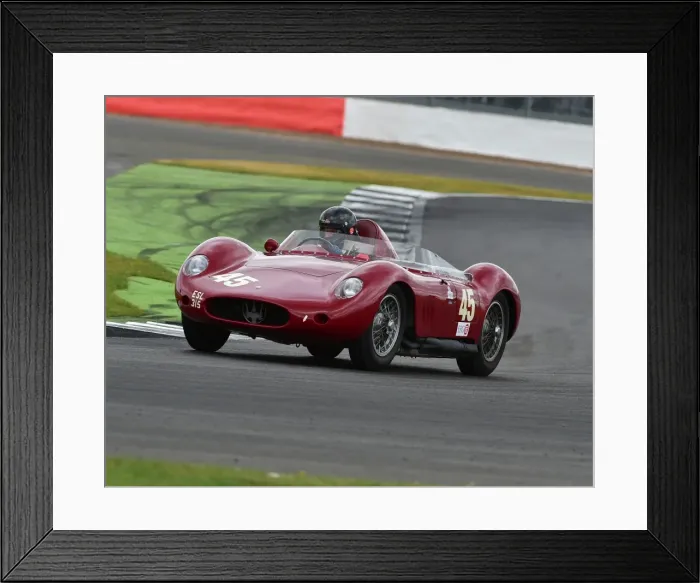 Framed Print : CM15 1686 Martin Stretton, Richard Wilson, Maserati 250S Framed Print : CM15 1686 Martin Stretton, Richard Wilson, Maserati 250S