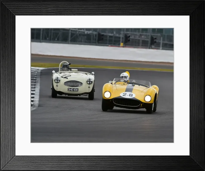 Framed Print : CM15 1695 David Cottingham, Ferrari 500 TRC, Karsten Le Blanc, Austin Healey 100S Framed Print : CM15 1695 David Cottingham, Ferrari 500 TRC, Karsten Le Blanc, Austin Healey 100S