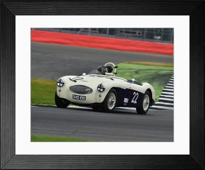 Framed Print : CM15 1619 Karsten Le Blanc, Austin Healey 100S Framed Print : CM15 1619 Karsten Le Blanc, Austin Healey 100S