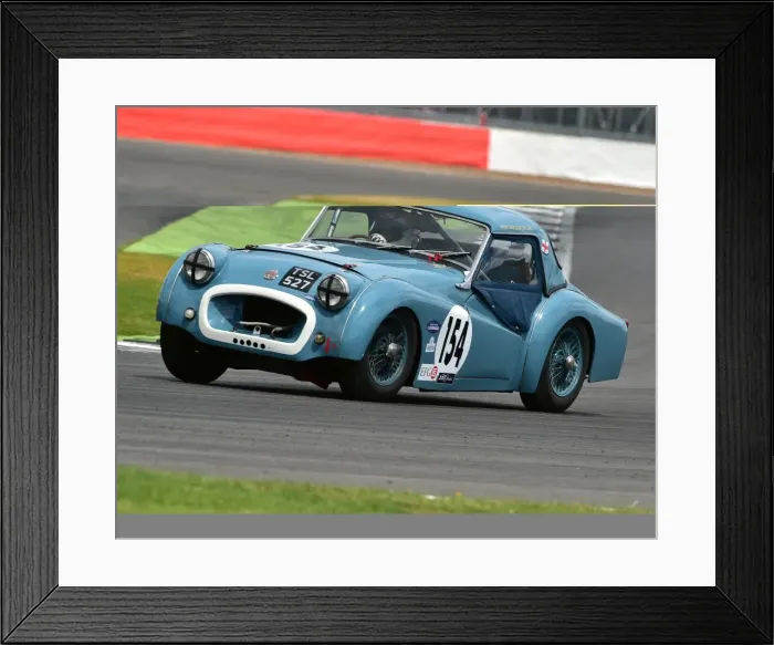 Framed Print : CM15 1645 Paul Ziller, Wil Arif, Triumph TR2