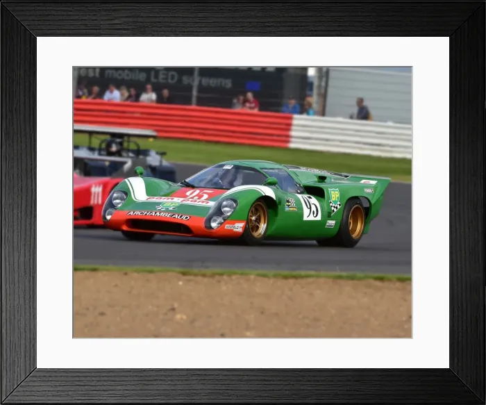 Framed Print : CM15 4792 Gary Culver, Lola T70 MK3 Framed Print : CM15 4792 Gary Culver, Lola T70 MK3