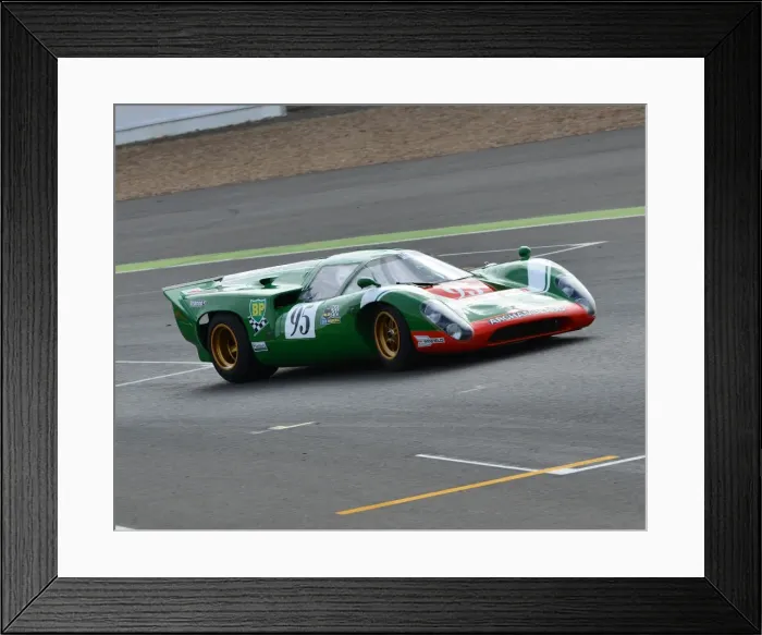 Framed Print : CJ6 6240 Gary Culver, Lola T70 MK3 Framed Print : CJ6 6240 Gary Culver, Lola T70 MK3
