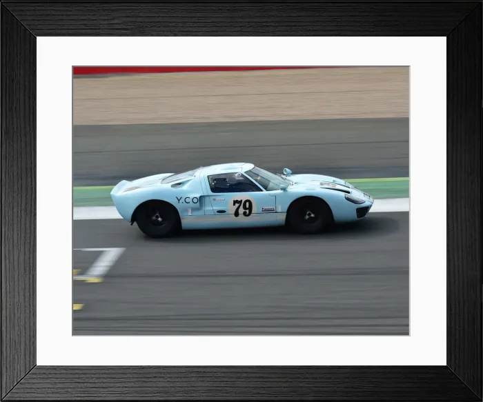 Framed Print : CM15 2545 Gary Wright, Ford GT40 Framed Print : CM15 2545 Gary Wright, Ford GT40