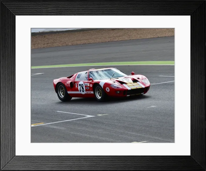 Framed Print : CJ6 6227 Charlie Birkett, Ford GT40 Framed Print : CJ6 6227 Charlie Birkett, Ford GT40