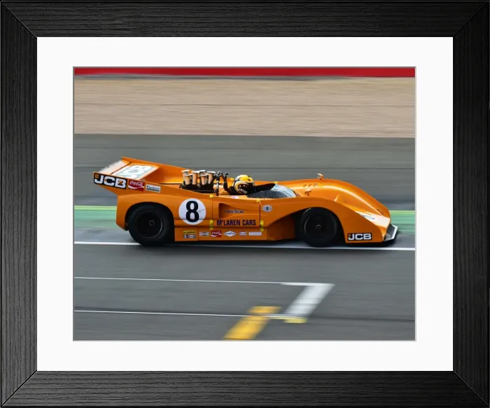 Framed Print : CM15 2558 Andrew Newall, McLaren M8F Framed Print : CM15 2558 Andrew Newall, McLaren M8F