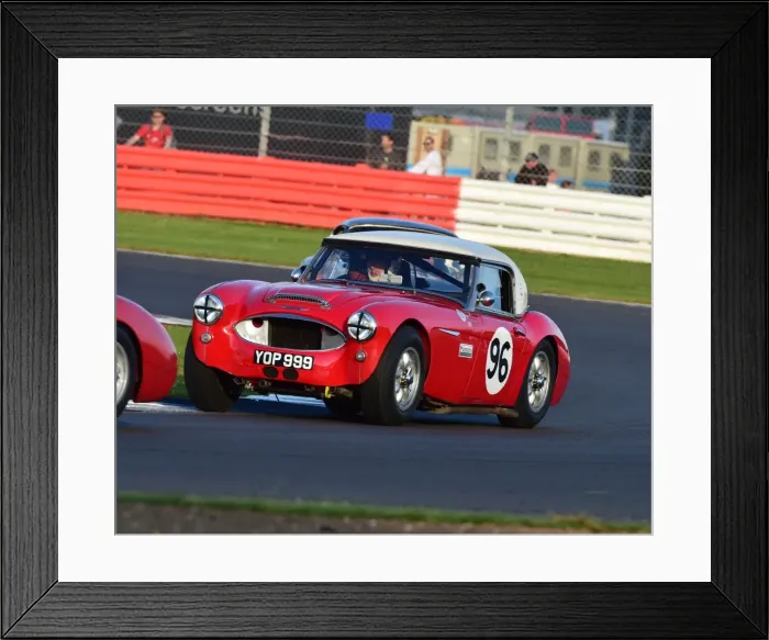 Framed Print : CM15 3074 Jeremy Welch, Nils Fredrik Nyblaeus, Austin Healey 3000