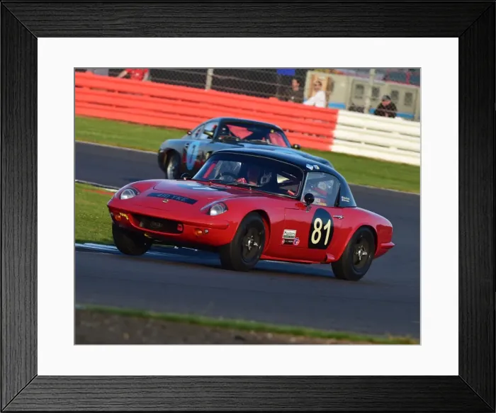 Framed Print : CM15 3070 David Tomlin, Lotus Elan