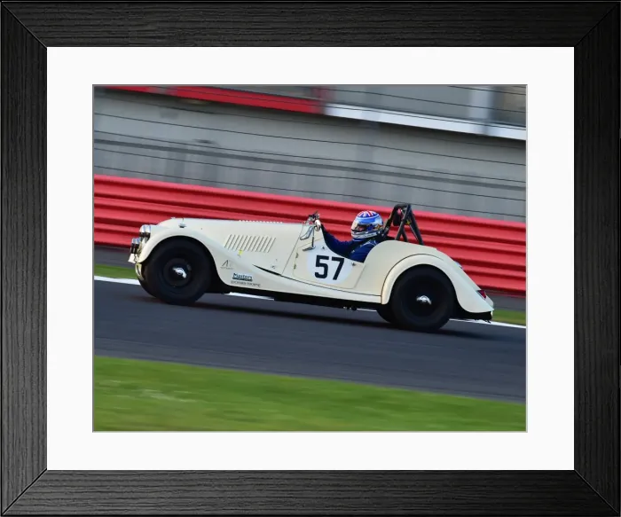 Framed Print : CM15 3182 Sam Spindlow, Carl Richardson, Morgan Plus 4 Framed Print : CM15 3182 Sam Spindlow, Carl Richardson, Morgan Plus 4