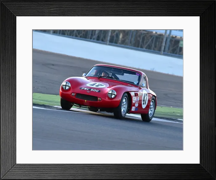 Framed Print : CM15 3120 Rick Bourne, Malcolm Paul, TVR Grantura Framed Print : CM15 3120 Rick Bourne, Malcolm Paul, TVR Grantura