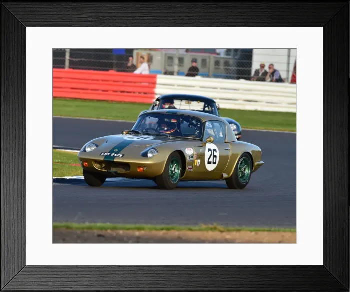 Framed Print : CM15 3057 Barry Davison, Ed Morris, Lotus Elan 26R